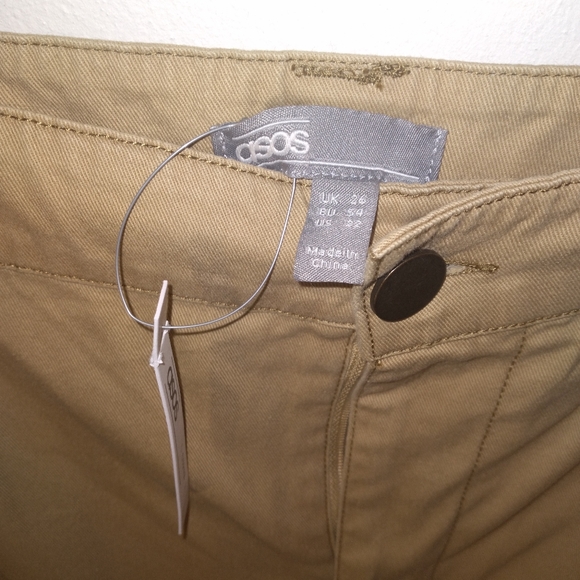 ASOS Plus Khaki Carpenter Pants NWT 22 - Picture 6 of 9